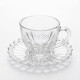 Tea Cup and Saucer Set - 6 Pcs